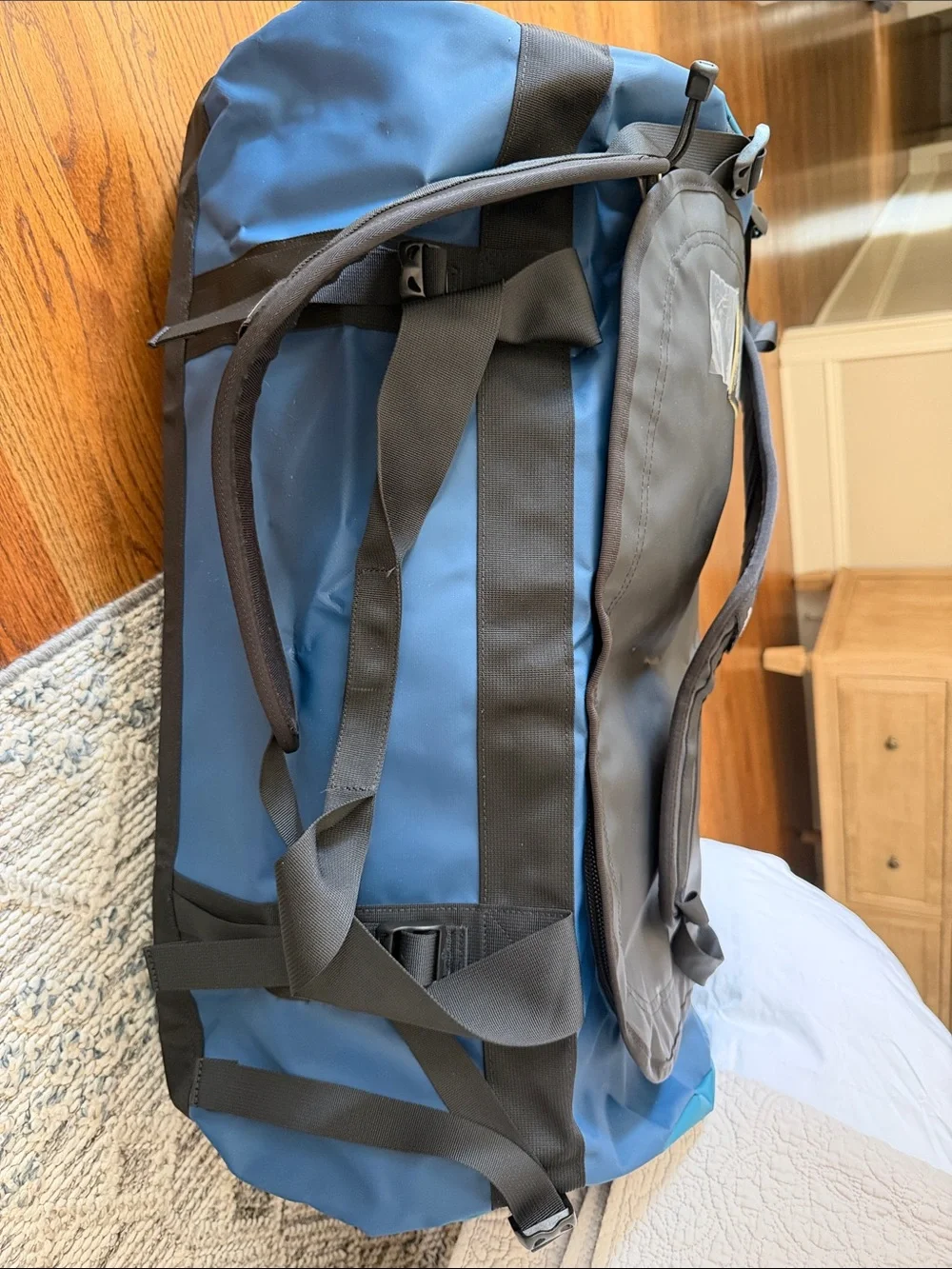 The North Face Golden State Duffel - Black with Blue Accents